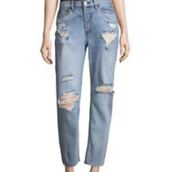 FREE PEOPLE LACEY HI-RISE RAW ANKLE STRETCH JEAN - Picture 3 of 6